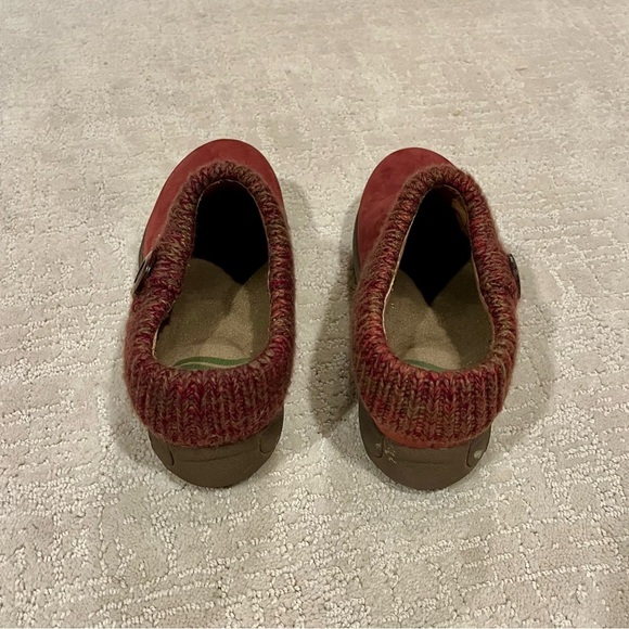 Dansko Women's Red leather Slip-On Clogs size 36 - Picture 4 of 6